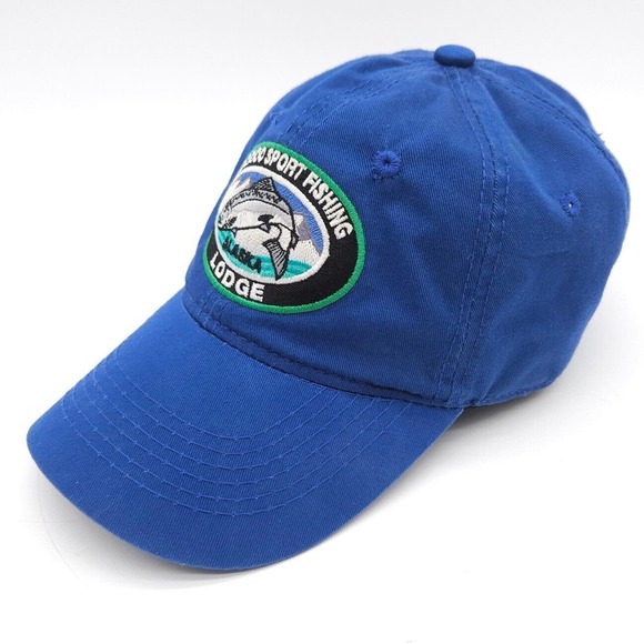 Hoodoo Sport Fishing Lodge‎ Alaska Strapback Hat Baseball Dad Cap Embroidered - Picture 1 of 7
